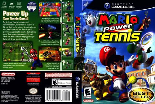 Mario Power Tennis (v1.01) Cover - Click for full size image